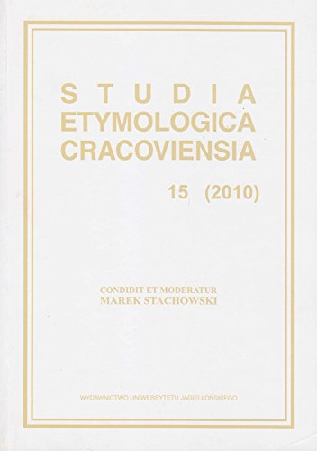 Beispielbild fr Studia Etymologica Cracoviensia 15 (2010) zum Verkauf von ISD LLC