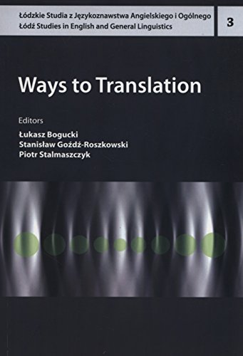 Beispielbild fr Ways to Translation zum Verkauf von Blackwell's