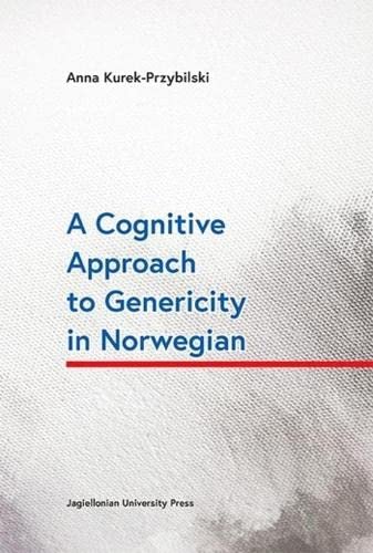 Imagen de archivo de A Cognitive Approach to Genericity in Norwegian a la venta por PBShop.store US