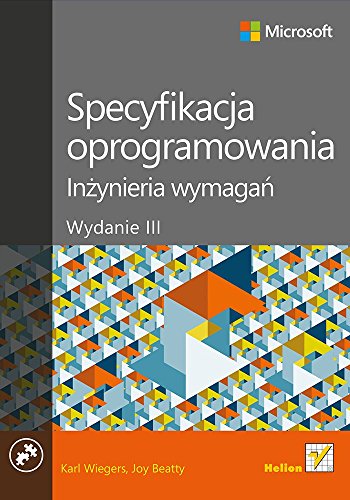 9788324691661: Specyfikacja oprogramowania: Inżynieria wymagań