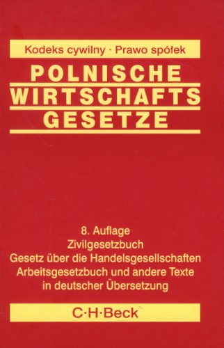 9788325512552: Polnische wirtschafts gesetze