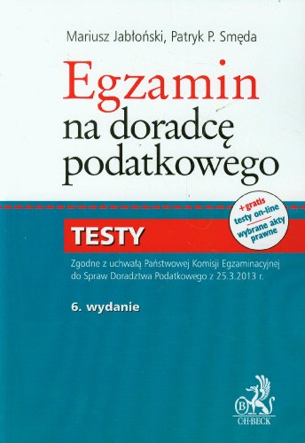 Egzamin na doradce podatkowego Testy - Mariusz Jablonski