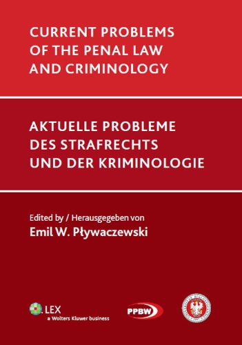 9788326416750: Current problems of the penal law and criminology