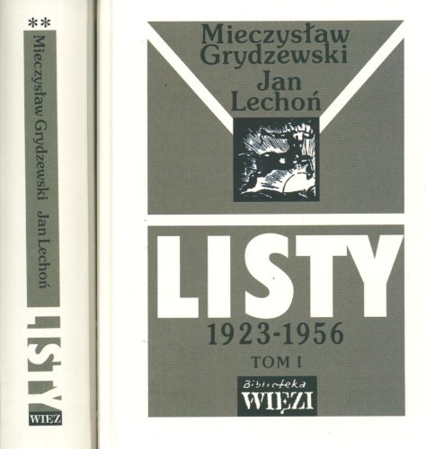 Beispielbild fr Listy 1923-1956 Tom 1/2 (Polish Edition) zum Verkauf von ZBK Books