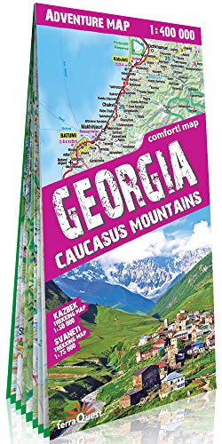 9788361155683: Georgia 1: 400.000 plastificado (Carte Trekking Terra Quest)