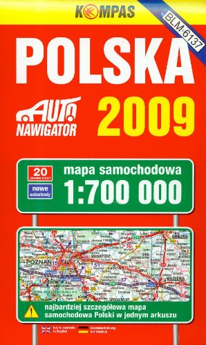 Stock image for Polska 2009 mapa samochodowa for sale by WorldofBooks