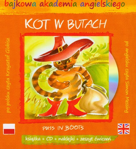 Stock image for Kot w butach z p?yt? CD i s?ownikiem naklejkowym (BAJKOWA AKADEMIA ANGIELSKIEGO) for sale by WorldofBooks