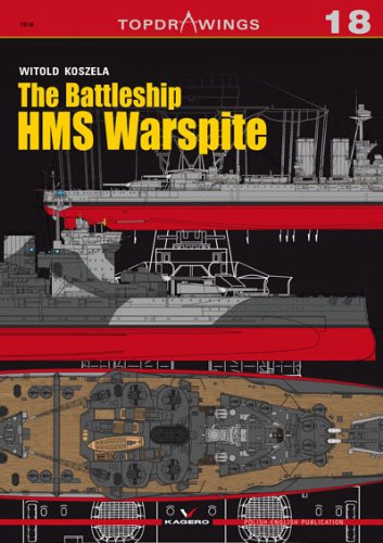 9788362878925: The Battleship HMS Warspite (Top Drawings)