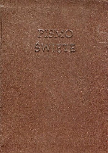 9788363271190: Pismo Święte Nowa Biblia Gdańska