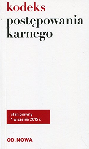 Stock image for Kodeks postepowania karnego for sale by Revaluation Books