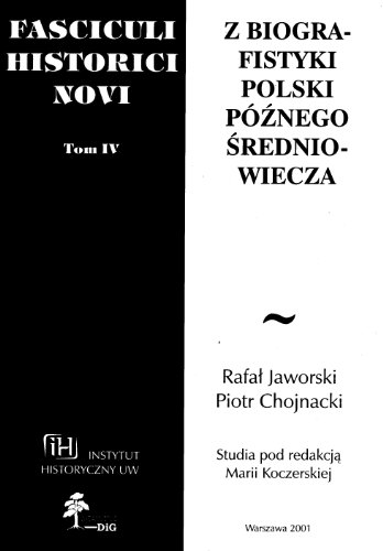 Beispielbild fr Z biografistyki Polski poznego sredniowiecza. Studia zum Verkauf von POLIART Beata Kalke