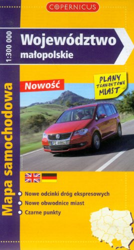 Stock image for Wojew  dztwo malopolskie mapa samochodowa for sale by WorldofBooks
