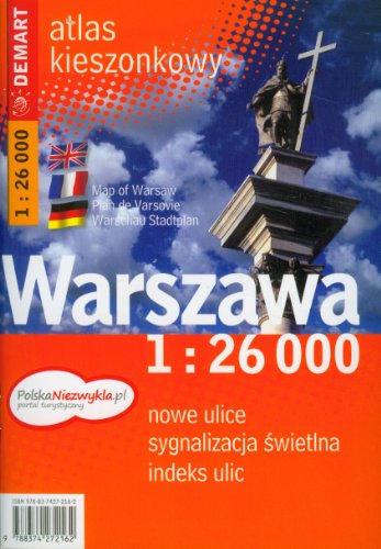 Stock image for Warszawa kieszonkowy atlas miasta for sale by Phatpocket Limited