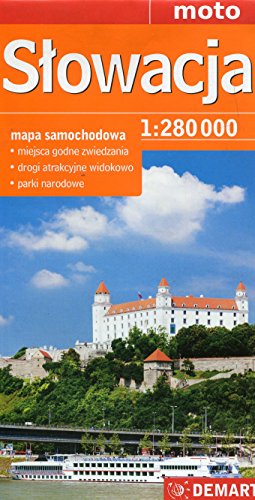 9788374272537: Slowacja mapa samochodowa 1:280 000