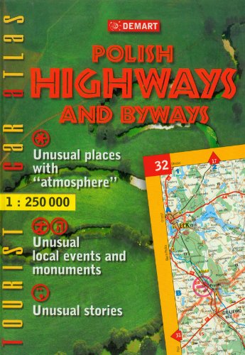 9788374272711: Polish Highways & Byways: Tourist Car Atlas