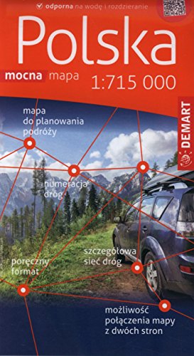 9788374276009: Polska mapa samochodowa 1:715 000 (Polish Edition)