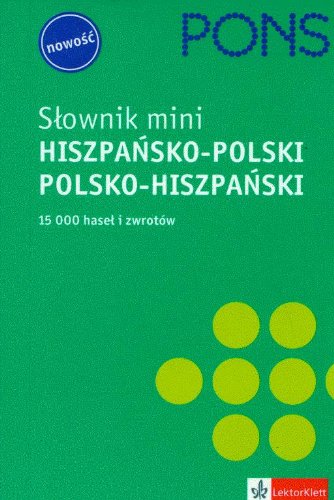 9788374293761: Pons słownik mini hiszpańsko-polski polsko-hiszpański