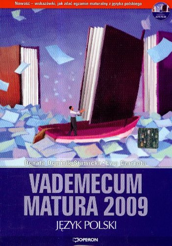 9788374617291: Vademecum Matura 2009 z plyta CD jezyk polski