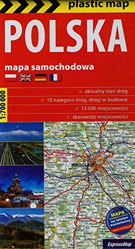 9788375460759: Polska mapa samochodowa 1:700 000