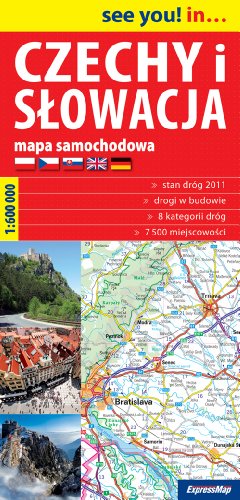 9788375461794: Czechy i Slowacja mapa samochodowa 1:600 000