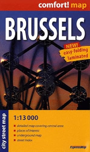 Stock image for Brussels (Gb) 1/13.000 (Comfort !Map, Poche) for sale by Ammareal