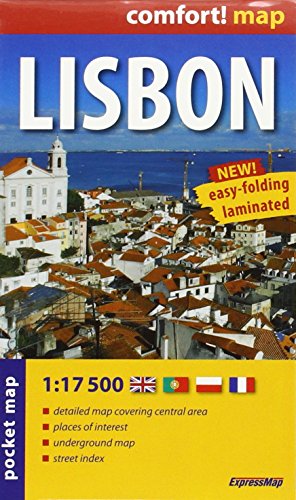9788375462647: Lisbonne (Gb) 1/17.500 (Comfort !Map, Poche)