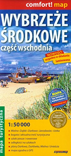 Beispielbild fr Wybrzeze Srodkowe czesc wschodnia laminowana mapa turystyczna 1:50 000 zum Verkauf von medimops