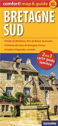 9788375466577: Bretagne Sud (carte lamine)