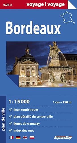 Beispielbild fr Bordeaux 1/15.000 (carte papier) zum Verkauf von medimops