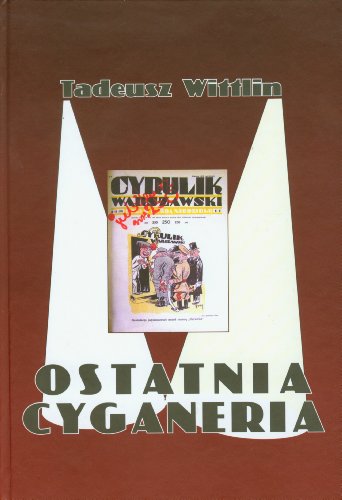 Beispielbild fr Ostatnia cyganeria zum Verkauf von WorldofBooks