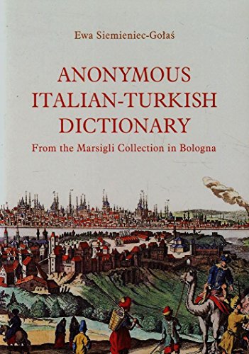 Beispielbild fr Anonymous Italian-Turkish Dictionary zum Verkauf von ISD LLC