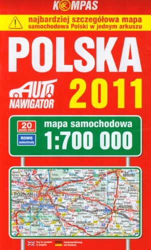 9788377050569: Polska Mapa samochodowa 1:700 000