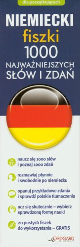 9788377880197: Niemiecki fiszki 1000 najważniejszych słw i zdań