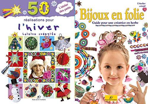 Stock image for Atelier cratif hiver: 50 ralisations pour l'hiver ; Bijoux en folie for sale by Librairie Th  la page