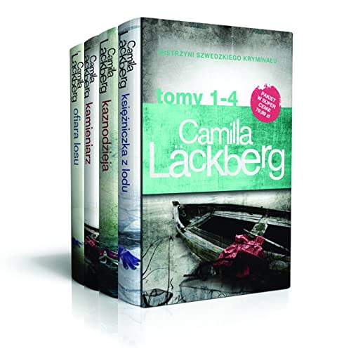 9788380150591: Ksiezniczka z lodu / Kaznodzieja / Kamieniarz / Ofiara losu: Pakiet Camilla Lackberg tom 1-4