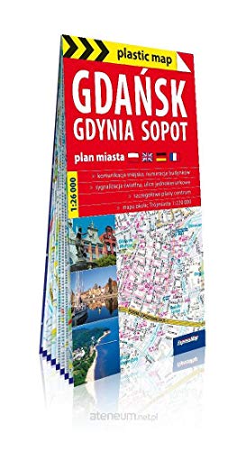 Beispielbild fr Plastic map Gda?sk, Gdynia, Sopot 1:26 000 zum Verkauf von medimops