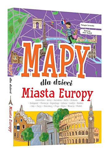 9788380598058: Miasta Europy Mapy dla dzieci