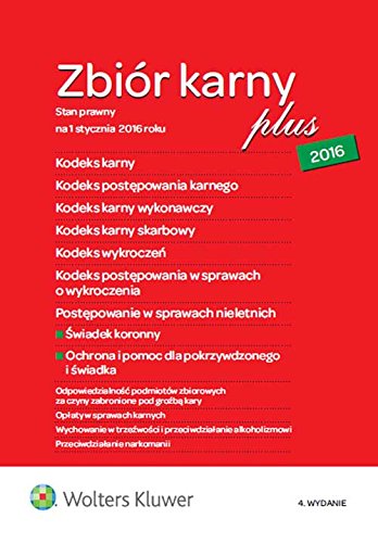 9788380921474: Kodeks karny 2016 PLUS (Zbiory przepisw)