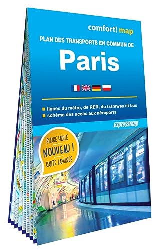 Beispielbild fr Plan des transports en commun de Paris (carte format poche lamine - plan de ville) zum Verkauf von medimops