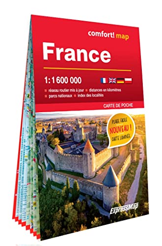 Beispielbild fr France 1/1M600 (carte format poche lamine) [Carte] zum Verkauf von BIBLIO-NET