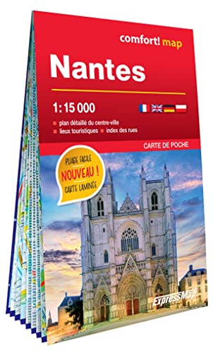Beispielbild fr Nantes 1/15.000 (carte lamine format poche - plan de ville) zum Verkauf von medimops