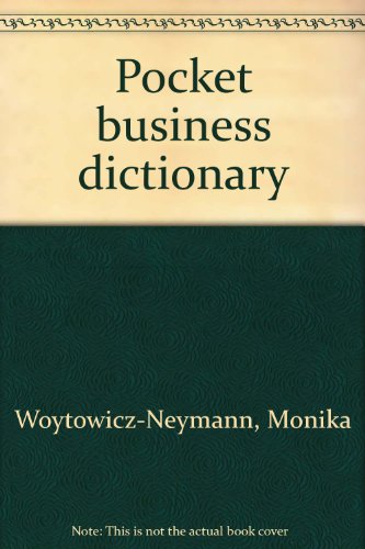 Stock image for Pocket business dictionary (Polish Edition) for sale by WorldofBooks