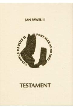 Imagen de archivo de Testament Jana Pawla II a la venta por medimops