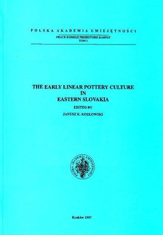 Imagen de archivo de The Early Linear Pottery Culture in Eastern Slovakia a la venta por Daedalus Books