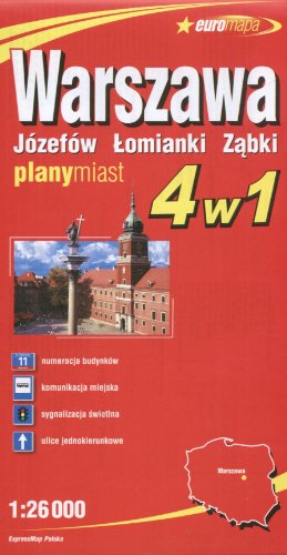 Imagen de archivo de Warszawa 1:26 000 plan miasta a la venta por medimops