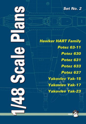 9788389450937: Hawker Hart Family, Potez 63-11, Potez 630, Potez 631, Potez 633, Potez 637, Yakovlev Yak-15, Yakovlev Yak-17, Yakovlev Yak-23 (Scale Plans)