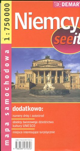 9788389472656: Niemcy 1:750 000 mapa samochodowa (Polish Edition)
