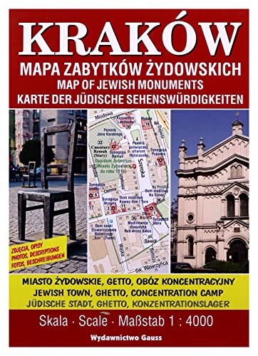 9788391995945: KrakĂlw mapa zabytkĂlw Ĺzydowskich 1:4000 [KSIĹťKA]