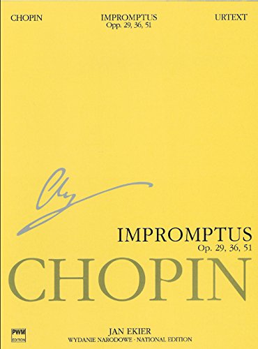 9788392036500: Impromptus Opp. 29, 36,51 - Piano: Chopin National Edition (Series A: Works Published During Chopin's Lifetime, 3)