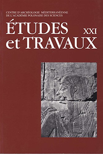 Imagen de archivo de Etudes et Travaux XXI a la venta por Kennys Bookshop and Art Galleries Ltd.